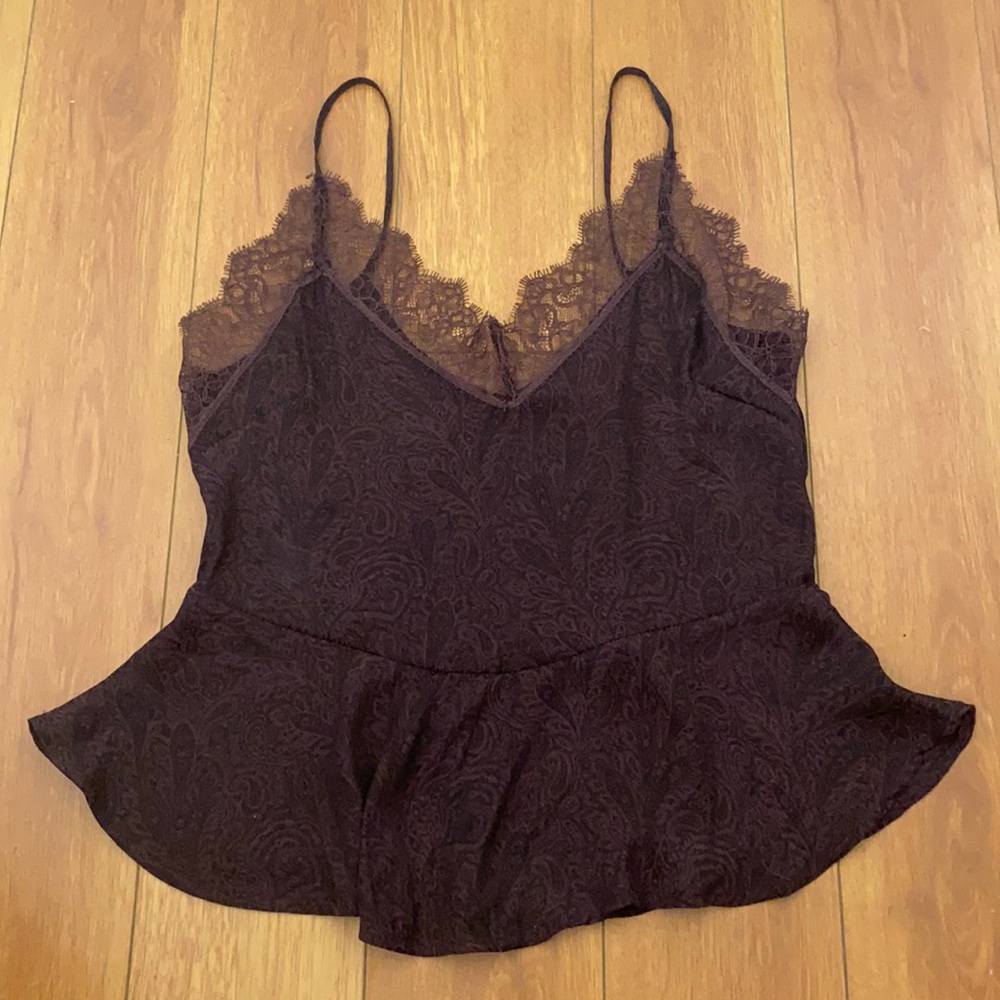 Paisley and lace Women's tank top
